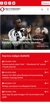 Sportxabarlari — Mobil